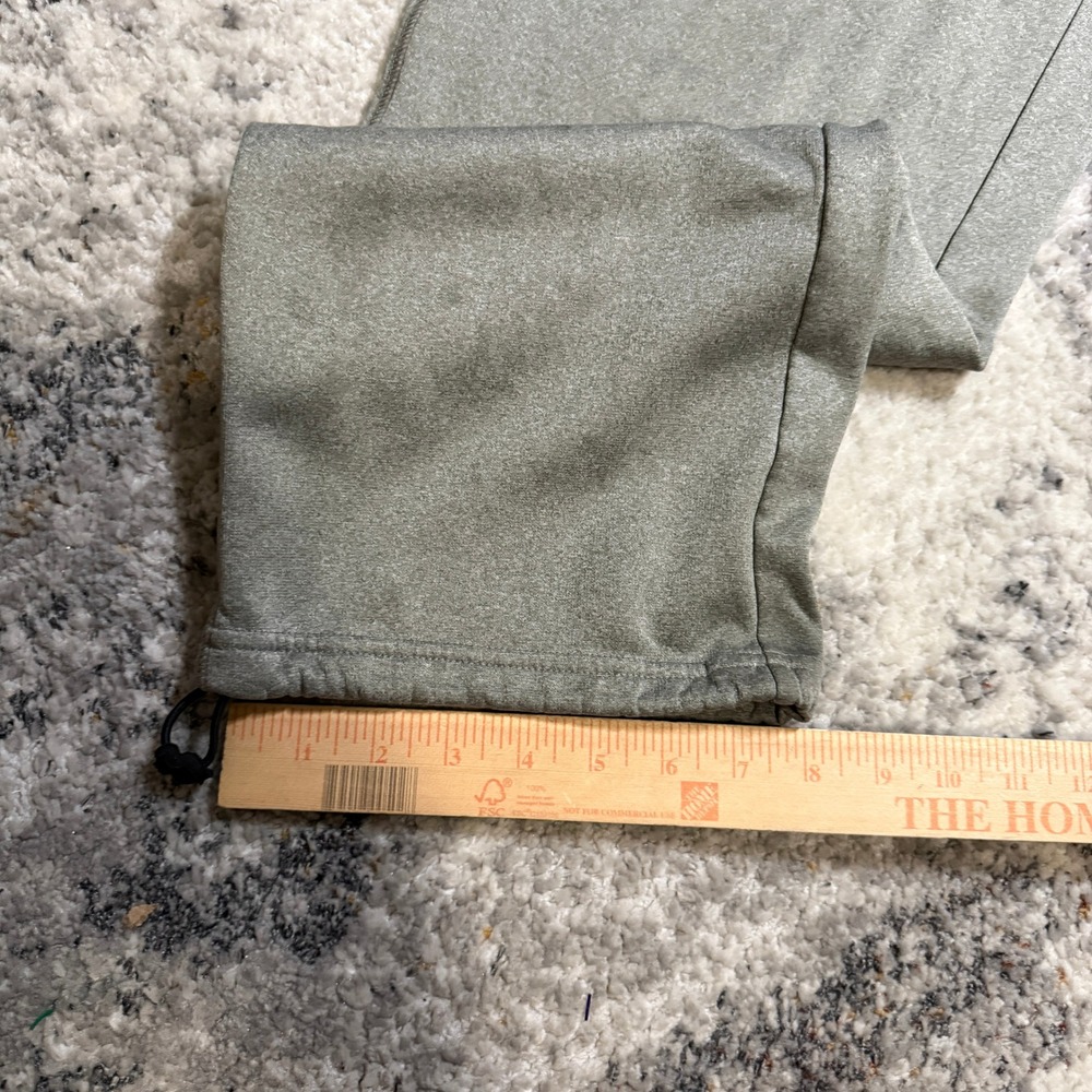 Nike Therma-FIT Mens Large Gray Fleece‎ Sweatpants Bungee Hem Joggers Stained - Picture 5 of 7